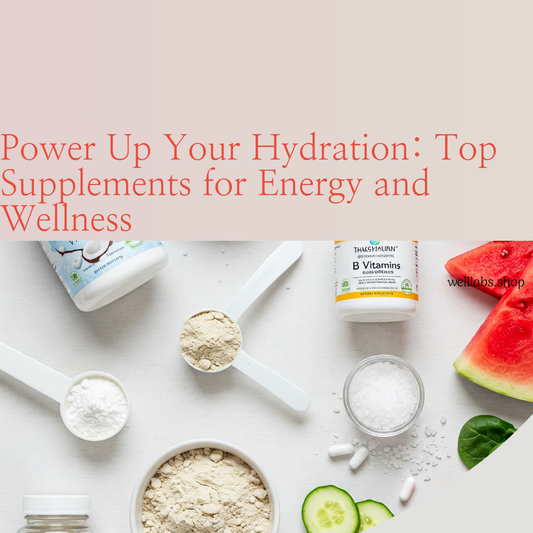 Power Up Your Hydration: Top Supplements for Energy and Wellness