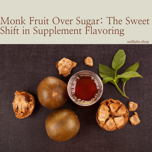 Monk Fruit Over Sugar: The Sweet Shift in Supplement Flavoring
