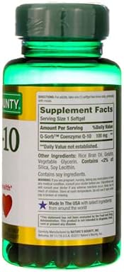 Nature's Bounty CoQ10, Helps Maintain Healthy Blood Pressure, 100 mg, Rapid Release Softgels, 75 Count