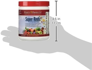 Purity Products Super Reds Powder Phytonutrient Superfood Drink Mix w/FloraGLO Lutein - Phytonutrient Blend containing Polyphenols, Antioxidants & More - 330 Grams - 30 Day Supply