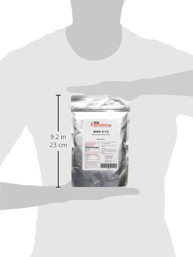 BulkSupplements.com BCAA 3:1:2 Powder - Branched Chain Amino Acids, BCAA Supplements, BCAA Powder - BCAAs Amino Acids Powder, Unflavored, 1500mg per Serving - 167 Servings, 250g (8.8 oz)