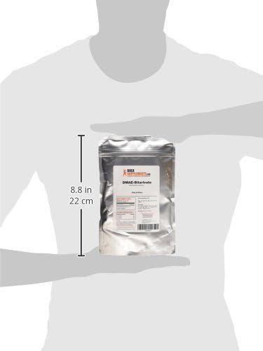 BulkSupplements.com DMAE Bitartrate Powder - Dimethylaminoethanol Bitartrate, DMAE Supplement - DMAE Powder, Gluten Free, 350mg per Serving, 250g (8.8 oz) (Pack of 1)