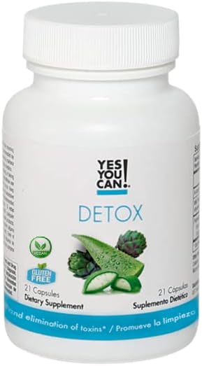 Yes You Can! Natural Detox Pills - Diuretic Cleanse with Electrolytes & Vitamins - Helps with Water Retention - Gluten-Free, 21 Capsules (4 Pack)