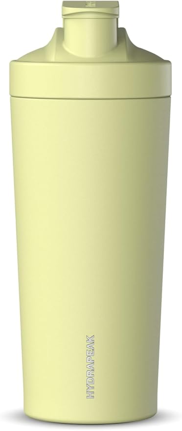 Hydrapeak Insulated Shaker Bottle, Shaker Bottles for Protein Mixes, Blender Shaker, Protein Shake Bottle, Stainless Steel Shaker Cup, Ice Shaker, Citrus
