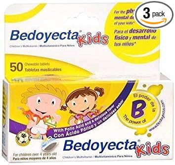 Bedoyecta Kids Multivitamin Dietary Supplement Chewable Tablets - 3PC