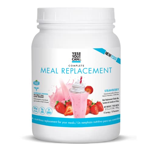 Yes You Can! Detox Plus Kit (Meal Replacement Strawberry, Aloe Vera Hibiscus) - Complete Meal Replacement Powder, High Energy Shake Booster, Aloe Vera Detox Supplement, Health Transformation