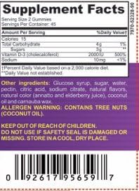 Bariatric Expert D3 Vitamin – Fast-Melting Dietary Supplement for Adults Post Bariatric Surgery, 90 Count