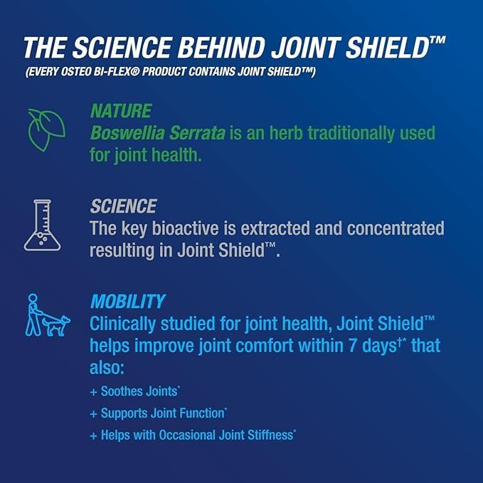 Osteo Bi-Flex Triple Strength(5) with MSM, Glucosamine Joint Health Supplement, Coated Tablets, 80 Count