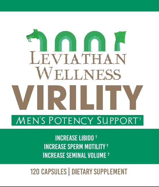 Virility - Mens Potency Support, 120 Capsules, 30 Servings