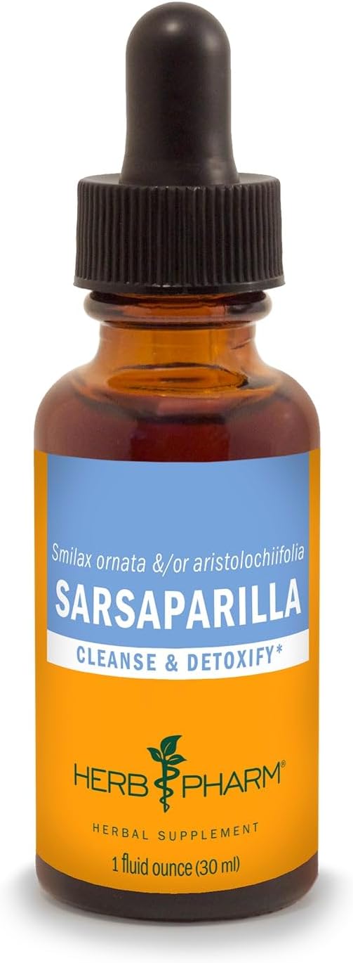 Herb Pharm Sarsaparilla Liquid Extract for Cleansing and Detoxification - 1 Ounce