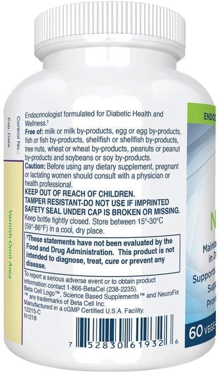 Neurofix Nerve Support Supplement - 60 Veg Capsules