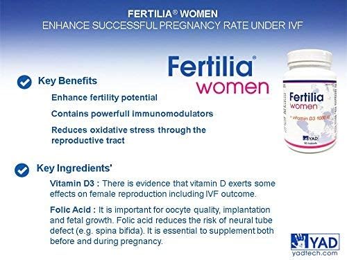Fertilia Woman - Natural Health Supplement - 3 Month Supply