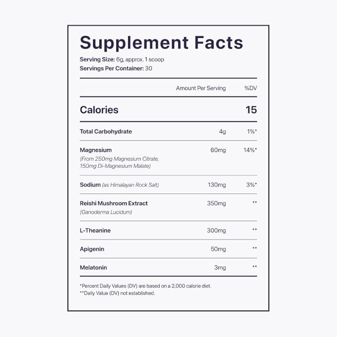 Beam Dream Sleep Powder, Sleep Aid, Sleep Aids for Adults, Contains Magnesium, Melatonin, L Theanine, Apigenin, Natural Sleep Supplement, Vegan, Non GMO, Dairy Free, 3rd Party Tested, 30 Servings