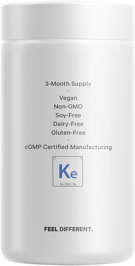 Codeage Keto Electrolytes Supplement – Vegan Electrolyte Tablets w Magnesium, Potassium, Calcium & Salt - Electrolyte Powder Salt Pills & Drink Hydration Supplements - Non-GMO Keto Diet - 180 Capsules