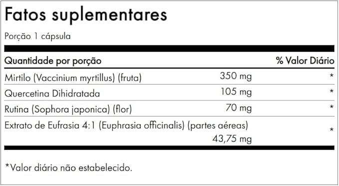 Swanson Bilberry Eyebright Vision Complex 100 Caps