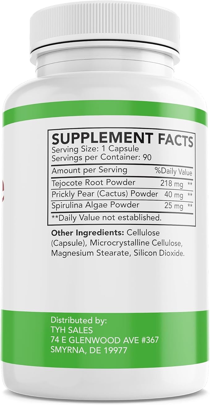 Tejocote Root Premium Herbal Supplement - Natural and Healthy Detox Supplements - 90 Tejocote Root en Forma de Capsulas