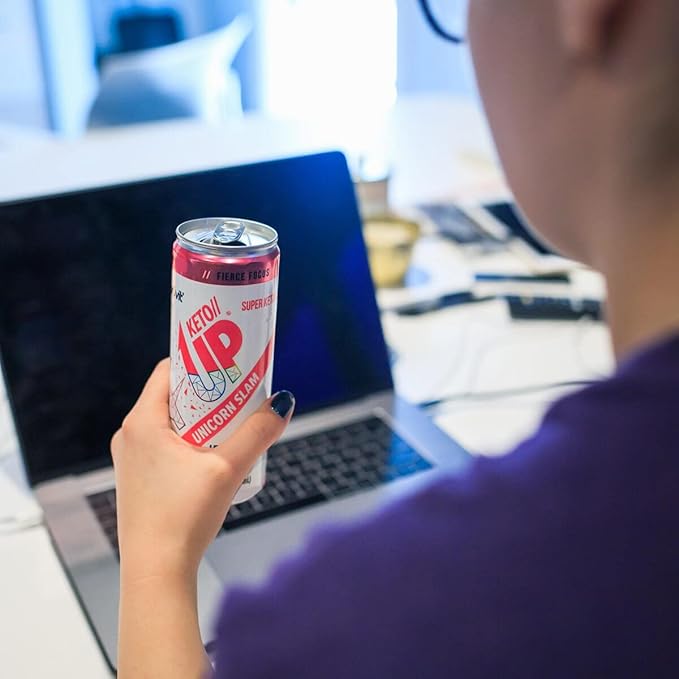 The Unicorn Slam Keto//Up® Drink – Ready-to-Drink Ketones for Focus for Men and Women 12 Pack