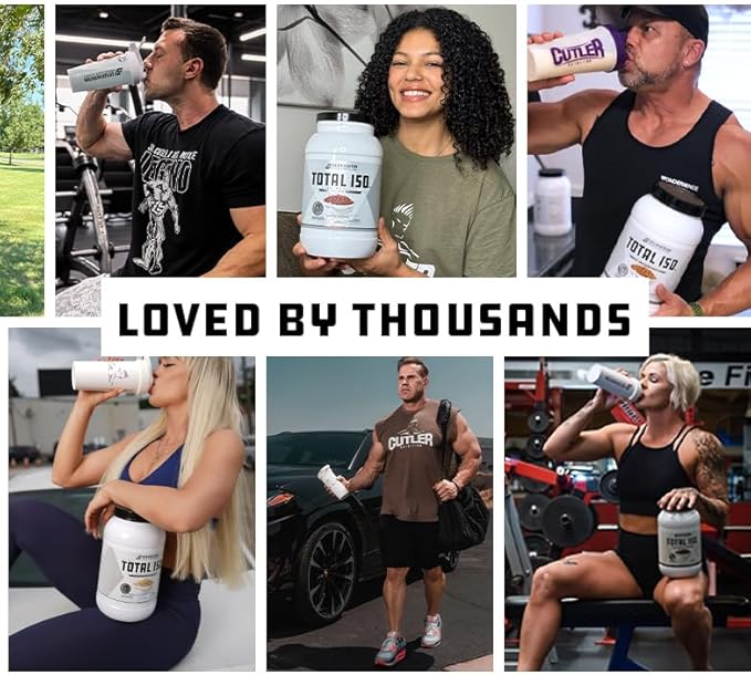 Total ISO Whey Isolate Protein Powder: Best Tasting Whey Protein Shake Featuring 100% Whey Protein Isolate, Perfect Post Workout Protein Powder Mix and Meal Replacement Drink, Cocoa Cereal, 2 Pounds