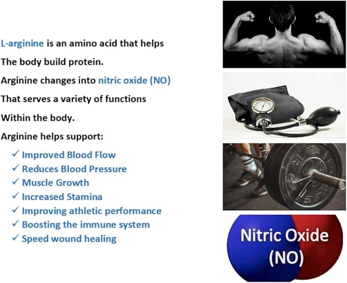 L-ARGININE PRO | L-arginine Supplement Powder | 5,500mg of L-arginine Plus 1,100mg L-Citrulline (Grape, Raspberry & Orange, 3 Jars)