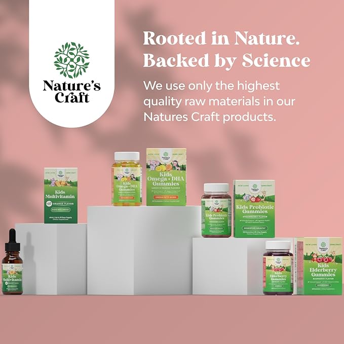 USDA Organic Kids Multivitamin Gummies - Vegan Organic Multivitamin for Kids 2+ with 14 Essential Vitamins and Minerals - Daily Kids Gummy Multivitamins - Vegan Nut Free & Non-GMO (60 Count)