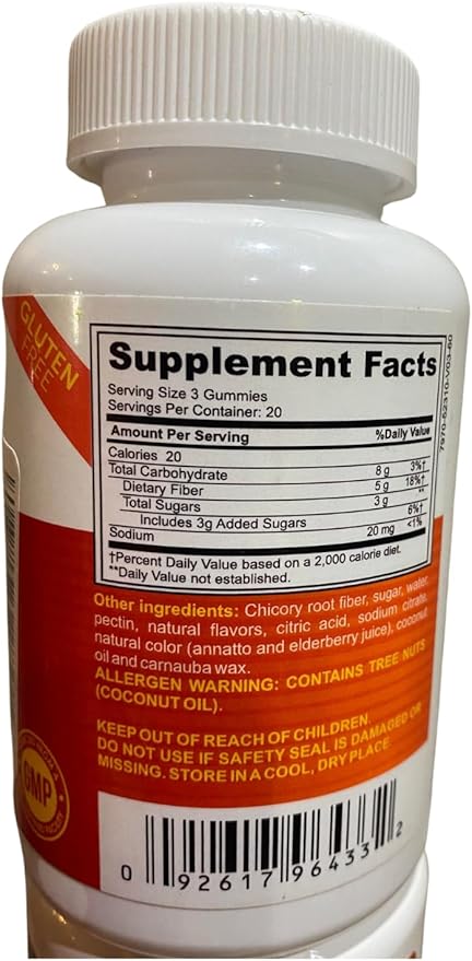 Bariatric Expert Fiber Vitamin – Fast-Melting Dietary Supplement for Adults Post Bariatric Surgery, 60 Count