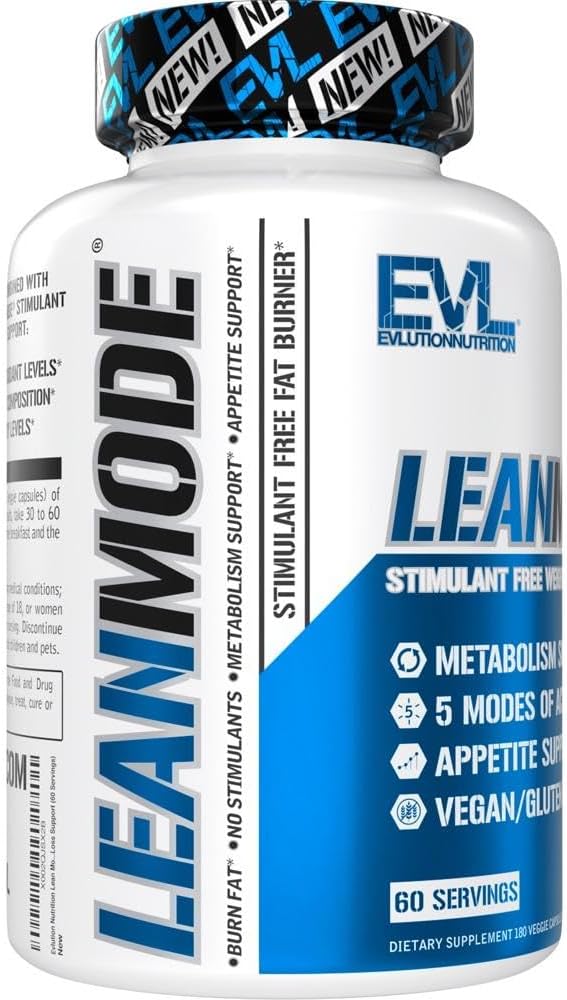 EVL Weight Loss Support Pills - Premium Multipurpose Appetite Metabolism and Fat Loss Support for Men and Women - LeanMode with Green Coffee Bean Extract CLA and Garcinia Cambogia - 60 Servings