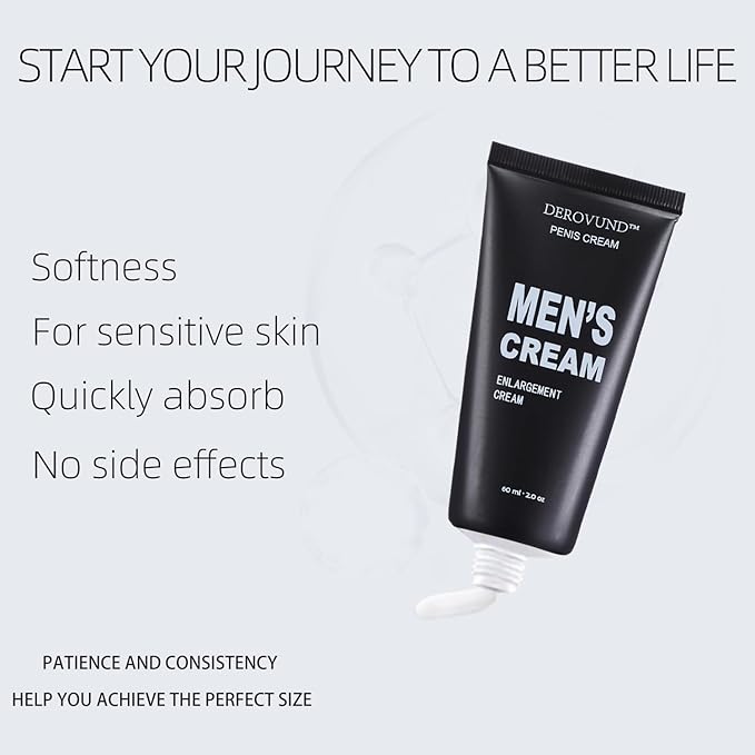 Men’s Enhancement Cream, PenisGrowth Enlargement Cream, Increase Length & Girth, Longer Thicker Dick, penile Health Cream for Men Size Stronger & Extender