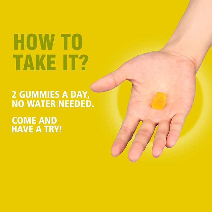 Magnesium Glycinate Gummies 500mg, Chewable Magnesium Supplement with Vitamin D3, B6, CoQ10, for Relaxation, Sleep & Mood Support, Calm Magnesium Gummies - 60 Pineapple Gummies (2 Pack)