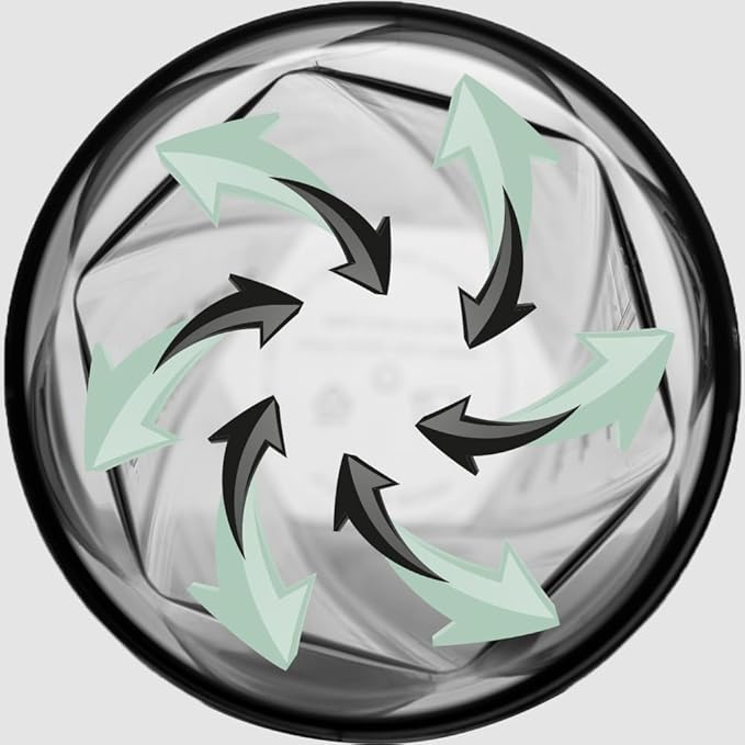 HELIMIX 2.0 Vortex Blender Shaker Bottle Holds upto 28oz | No Blending Ball or Whisk | USA Made | Portable Pre Workout Whey Protein Drink Shaker Cup | Mixes Cocktails Smoothies Shakes | Top Rack Safe