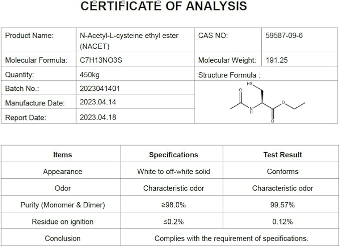 Neuro NAC Supplement 375mg Extra Strength with 1800mg Glycine - N-Acetyl Cysteine Ethyl Ester - 20x More Bioavailable Than NAC 600 mg - Boost Glutathione 10x More Than Liposomal Glutathione - NACET