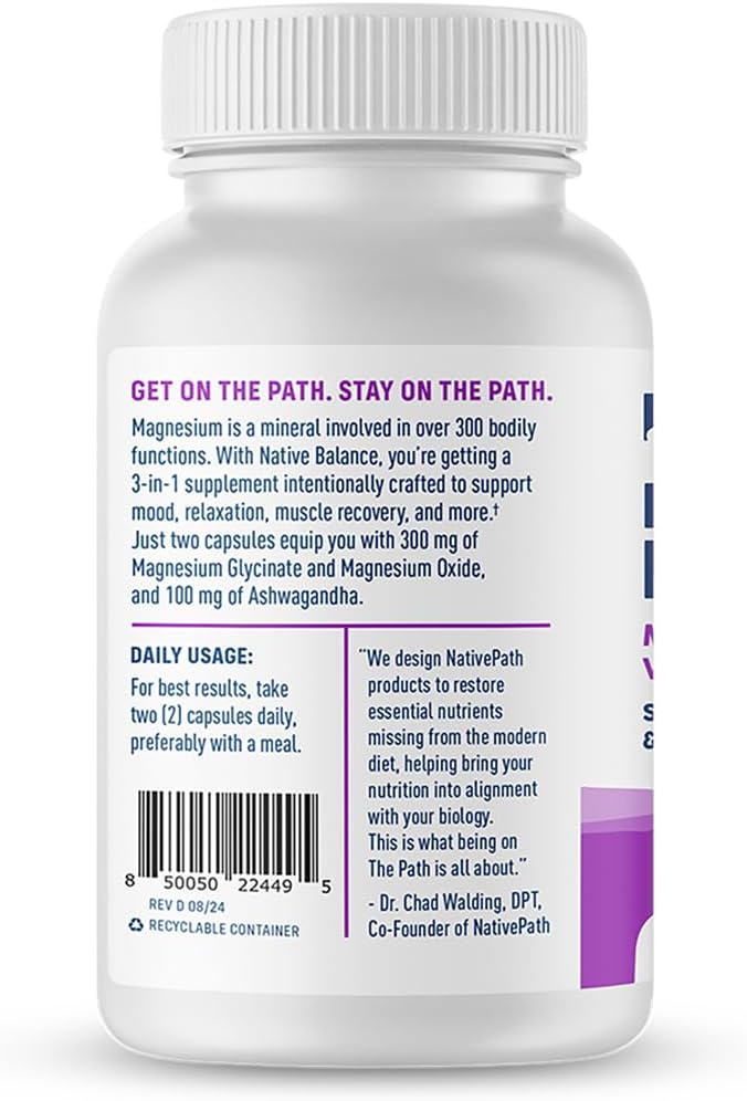 NativePath Native Balance, 3-in-1 Multivitamin, 60 Capsules