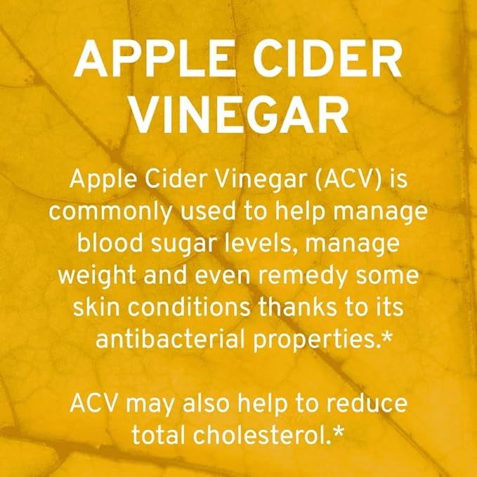 TRIO NUTRITION Apple Cider Vinegar Capsules with Green Tea - Sugar Free Apple Cider Vinegar Pills with The Mother for Body Cleanse, Immune, Weight Management & Metabolism Support*