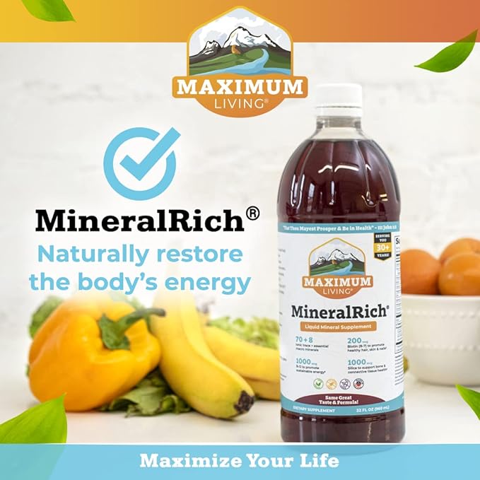 MineralRich Minerals Supplement - 32 oz (32 oz (Pack of 1), MineralRich)