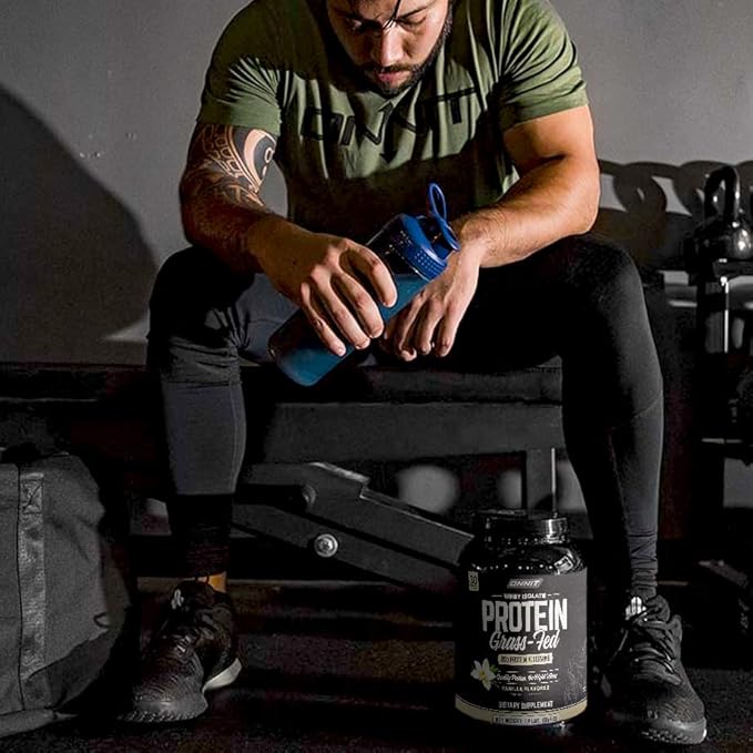 ONNIT Grass Fed Whey Isolate Protein - Vanilla (30 Servings)