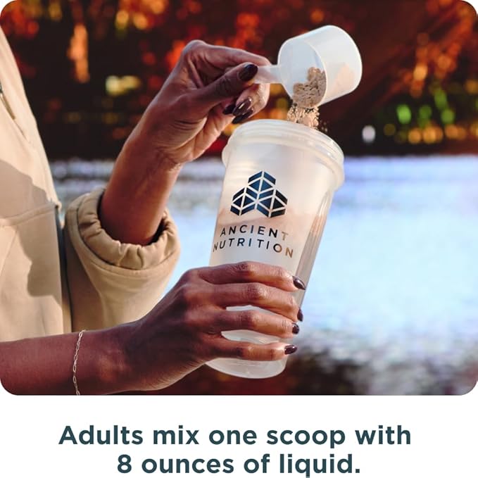 Ancient Nutrition Grass Fed Whey Protein, Chocolate Peanut Butter, 23g Protein, 18 Servings, Hydrolyzed Collagen Peptides, Organic Regenerative A2/A2 Milk Protein