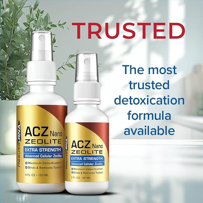 Results RNA ACZ Nano Advanced Cellular Zeolite Extra Strength | Great for Total Body Detoxification and Immune System Health (2 Ounce)
