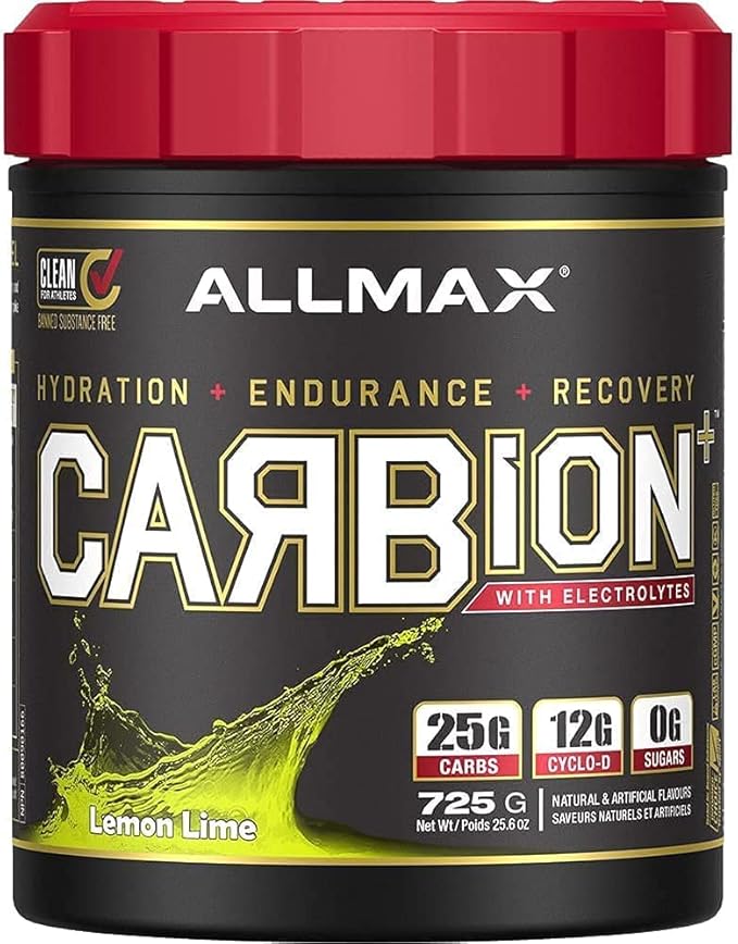 ALLMAX Nutrition - CARBION+ Workout Hydration Supplement Powder with Electrolytes, Supports Endurance, Recovery, and Exercise Performance, Gluten Free and Vegan, Pineapple Mango, 25 Servings