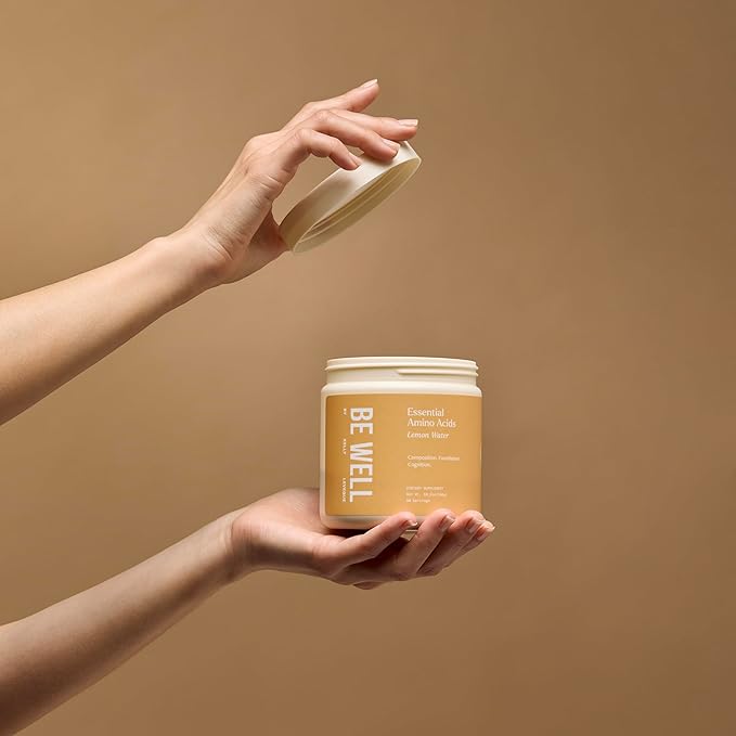 Be Well by Kelly LeVeque Essential Amino Acids Lemon Water Plant-Based Powder