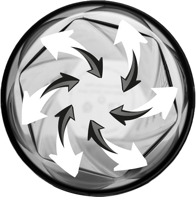 HELIMIX 2.0 Vortex Blender Shaker Bottle Holds upto 28oz | No Blending Ball or Whisk | USA Made | Portable Pre Workout Whey Protein Drink Shaker Cup | Mixes Cocktails Smoothies Shakes | Top Rack Safe