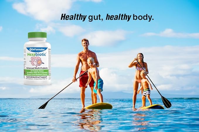 DrFormulas Nexabiotic 23 Multi Probiotic for Women and Men - Dr. formulated with Lactobacillus Acidophilus, Bifidobacterium Infantis, Saccharomyces Boulardii, 17.25 Billion CFUs