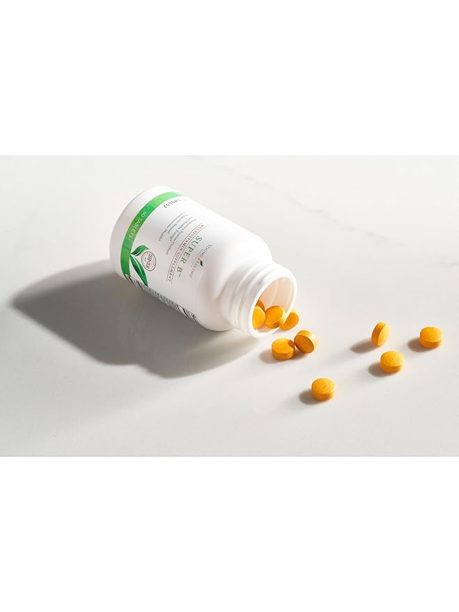 Young Living Super B Tablets | 60 Count Bottle | B Vitamins & Minerals | Supports Healthy Energy Levels | Keto-Friendly | Natural Folate Source | Contains Calcium, Magnesium, and Vitamin B6