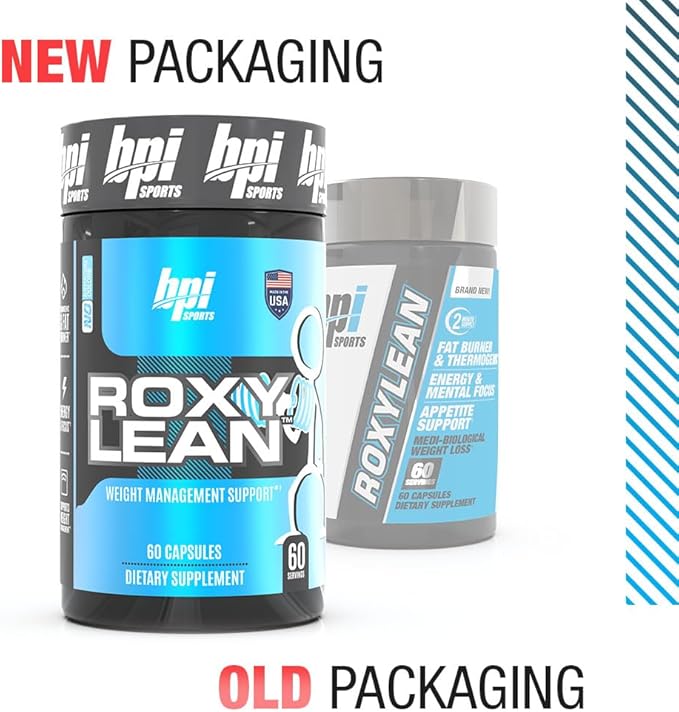 BPI Sports -Roxylean Extreme Fat Burner & Weight Loss Supplement, 60Count (Packaging May Vary)