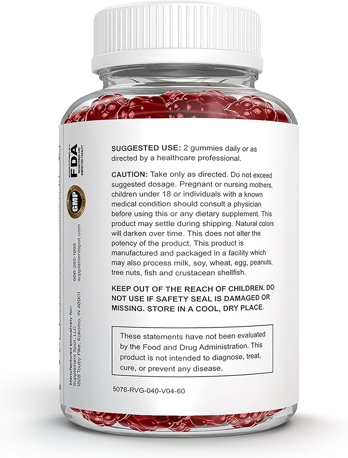 Hair Skin and Nails Vitamins, 6000 mcg Biotin Gummies w/Collagen & Vitamins, Passion Fruit Flavored Hair Vitamins, Gluten Free Collagen Supplements (60 Count)