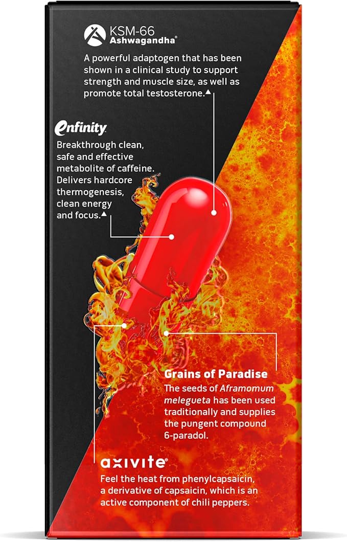 MuscleTech AlphaTest Thermo XTR Thermogenic Testosterone Booster| Muscle & Strength Builder for Men | Workout Supplement | 90 Capsules | 30 Servings