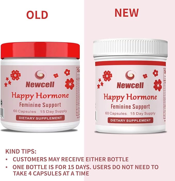 Upgrade Happy Hormones,Inositol Multivitamin & pcos supplements -w/Myo-Inositol,Magnesium Glycinate,D-Chiro Inositol,Omega 3,Vitamin D3,Zinc,Supports Hormone Balance and Women’s Health- 60 Capsules