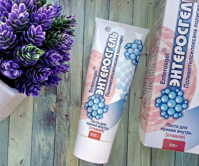 RIXET Sweet Enterosgel Set of 5 Toxin Binding Gel for Cleansing The Gut 225G Pack of 5