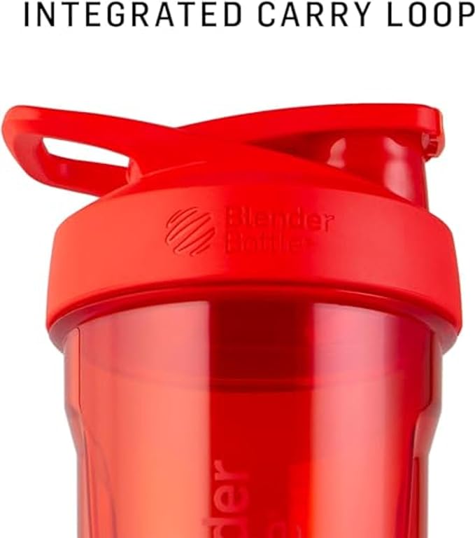 BlenderBottle Strada Shaker Cup Perfect for Protein Shakes and Pre Workout, 24-Ounce, Purple