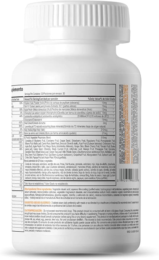 Evolution Advance Nutrition Vitality Green, 90 Tablets – Fruit and Veggie Supplement, Rich in Vitamins and Minerals – Vegan