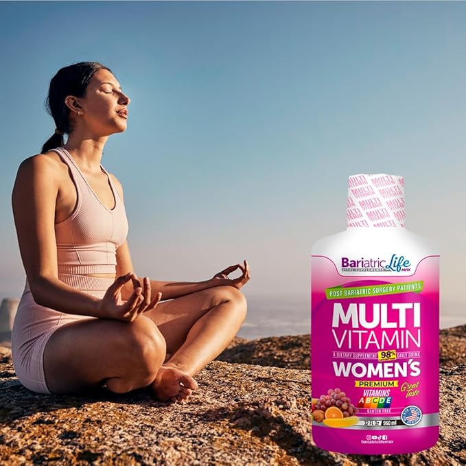 Bariatric Multivitamin Design for Post Bariatric Surgery Womens Patients, Sugar Free, 100+ Vitamins, Minerals & Amino Acids, Supports Muscle, Heart, Brain Health & Energy, 98% Absorption Rate, 32 Serv
