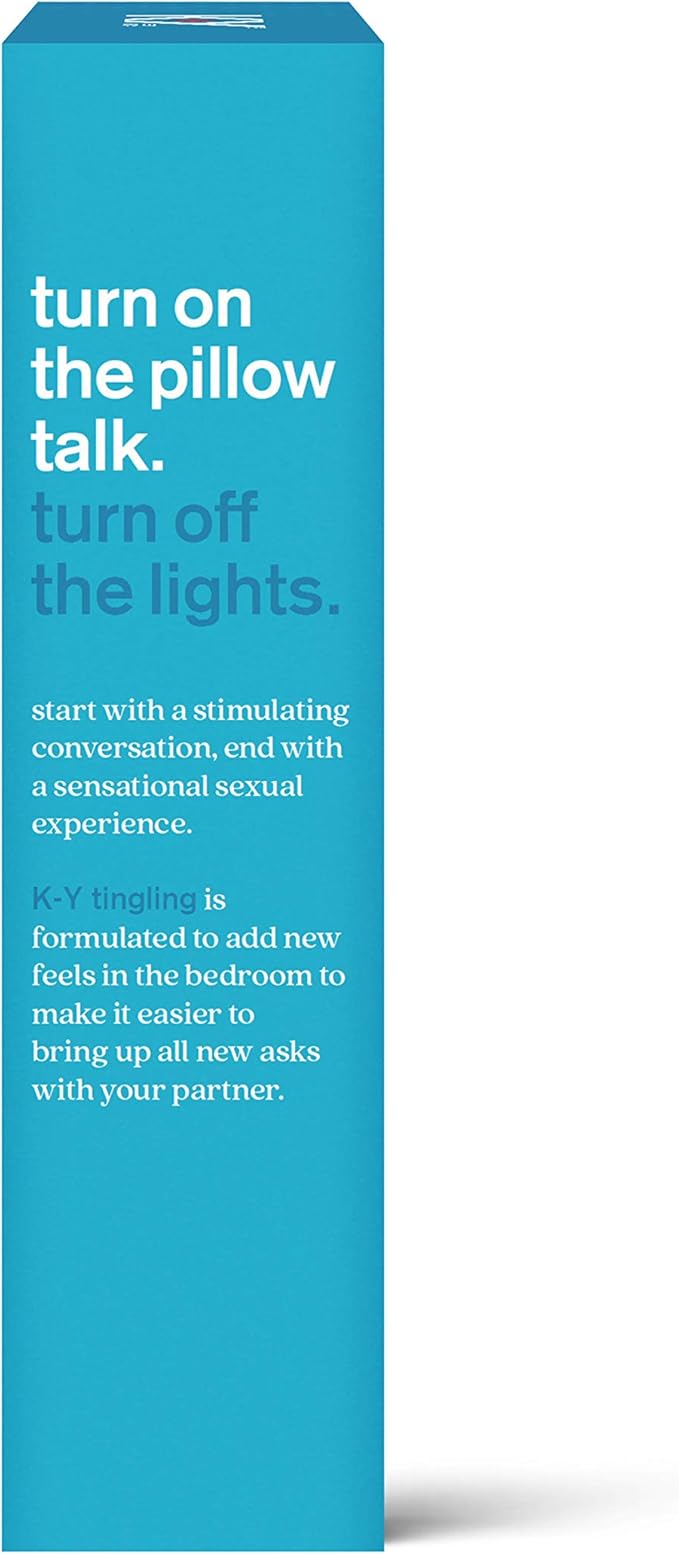 K-Y Tingling Water Based Lube, Sensorial Personal Lubricant, 1.69 fl oz